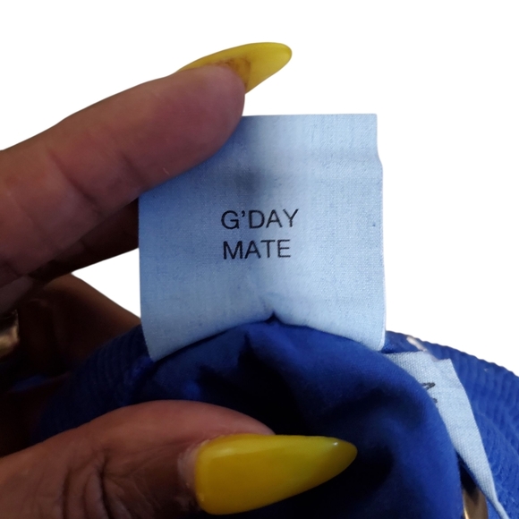 Rolla's Electric Blue Corduroy Straight High Rise Jeans / Pants Size 24 - Picture 10 of 11